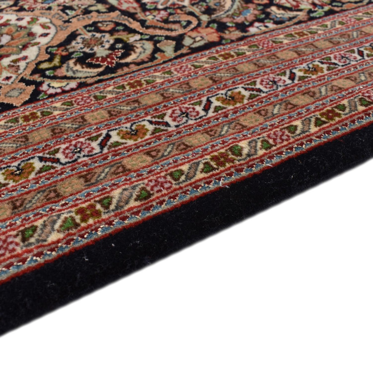 Täbriz - 50 Raj Teppich 302x394cm - Perserteppich - dunkelbeige
