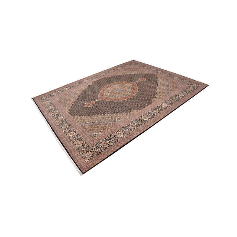Täbriz - 50 Raj Teppich 302x394cm - Perserteppich - dunkelbeige
