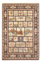 Täbriz - 70 Raj Teppich 198x300cm - Perserteppich - mehrfarbig