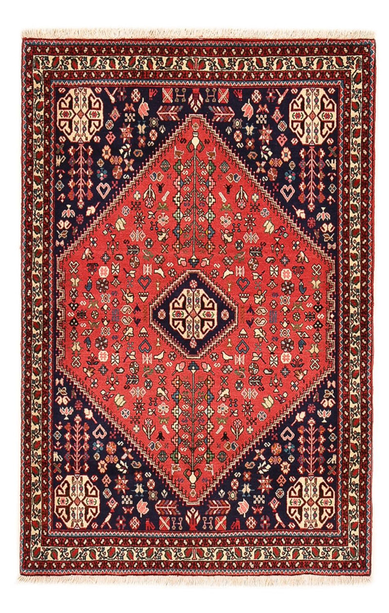 Abadeh Teppich 100x145cm - Perserteppich - rot