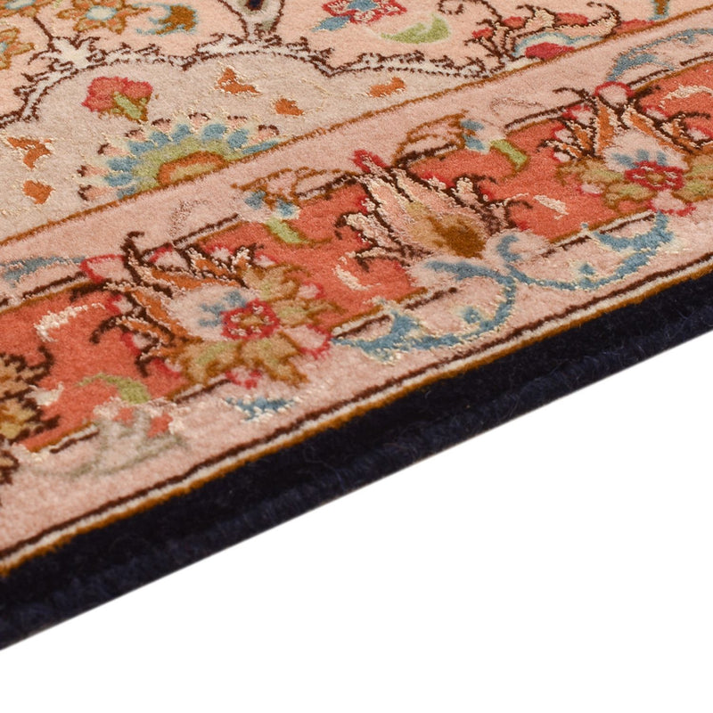 Täbriz - 50 Raj Teppich 69x288cm - Perserteppich - dunkelblau
