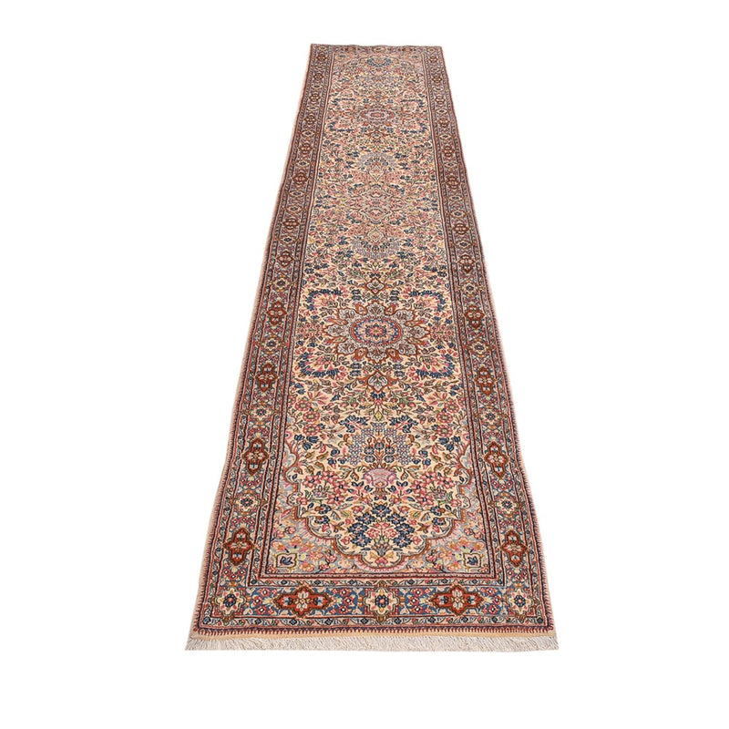 Rafsanjan Teppich 78x387cm - Perserteppich - dunkelbeige
