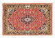 Keshan Teppich 70x100cm - Perserteppich - rot