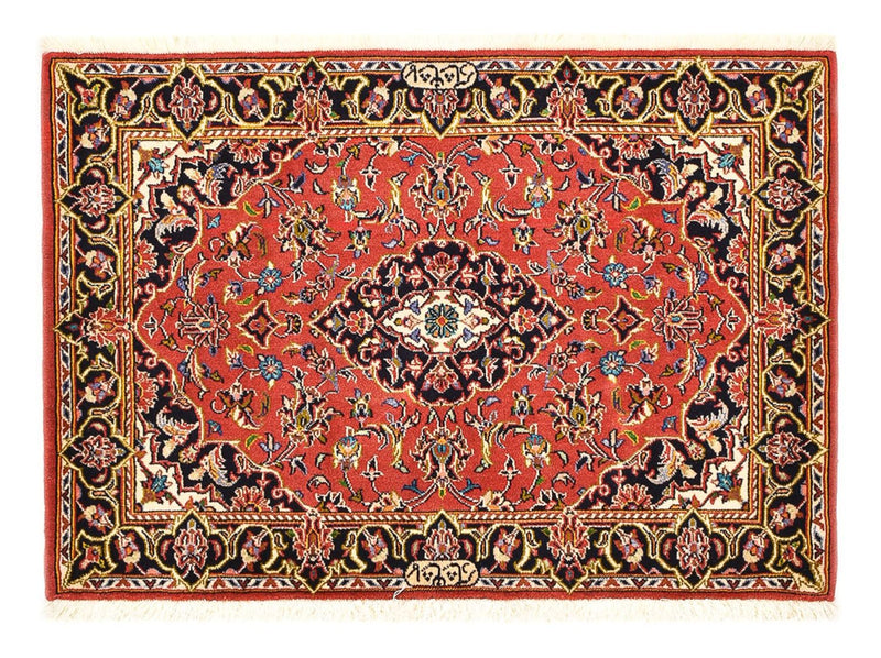 Keshan Teppich 70x100cm - Perserteppich - rot
