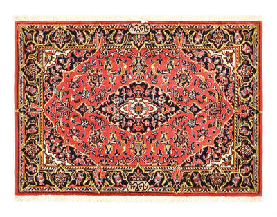Keshan Teppich 70x100cm - Perserteppich - rot