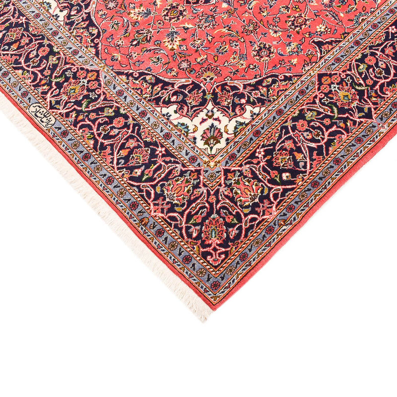 Keshan Teppich 138x217cm - Perserteppich - hellrot