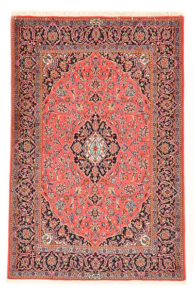 Keshan Teppich 114x170cm - Perserteppich - hellrot