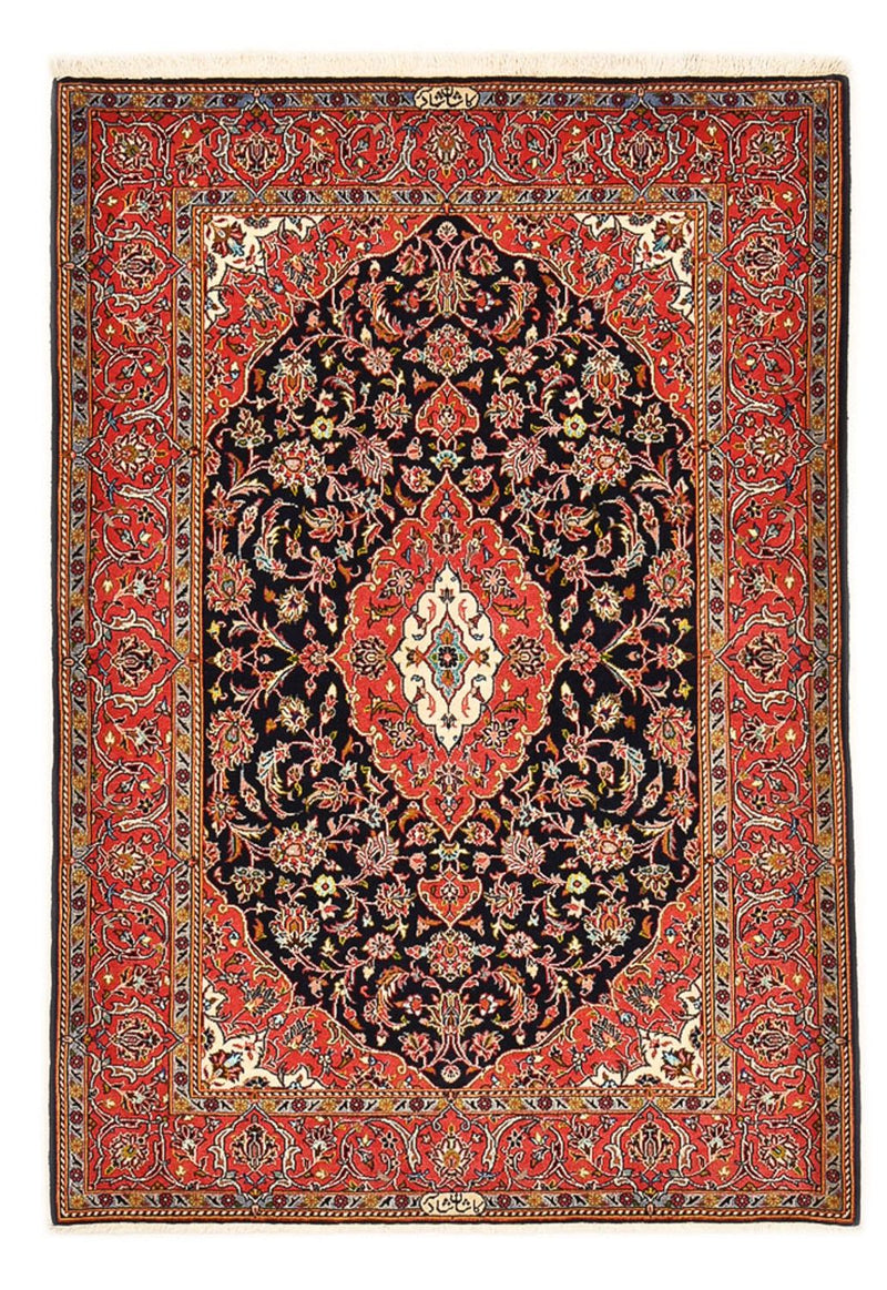 Keshan Teppich 117x170cm - Perserteppich - rot