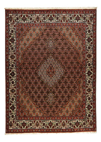 Täbriz - 40 Raj Teppich 147x200cm - Perserteppich - dunkelrot – product image