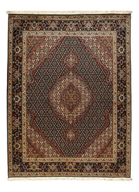 Täbriz - 40 Raj Teppich 150x202cm - Perserteppich - dunkelblau – product image