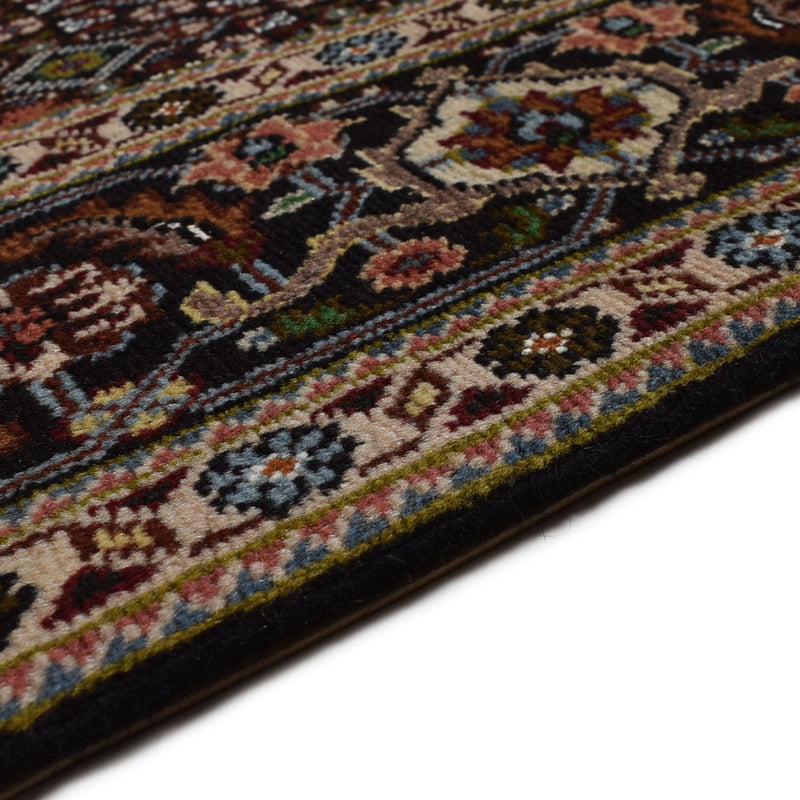 Täbriz - 40 Raj Teppich 150x202cm - Perserteppich - dunkelblau