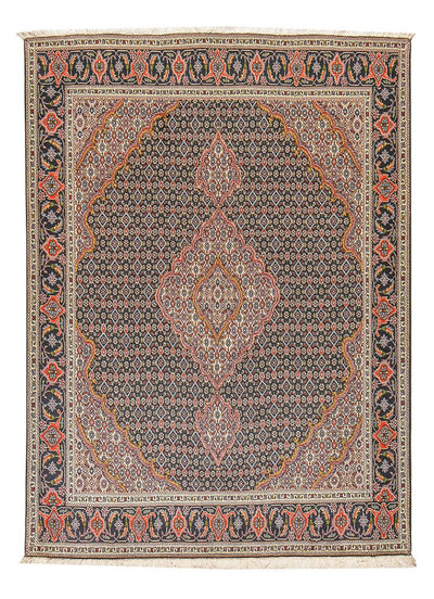 Täbriz - 40 Raj Teppich 150x200cm - Perserteppich - sand