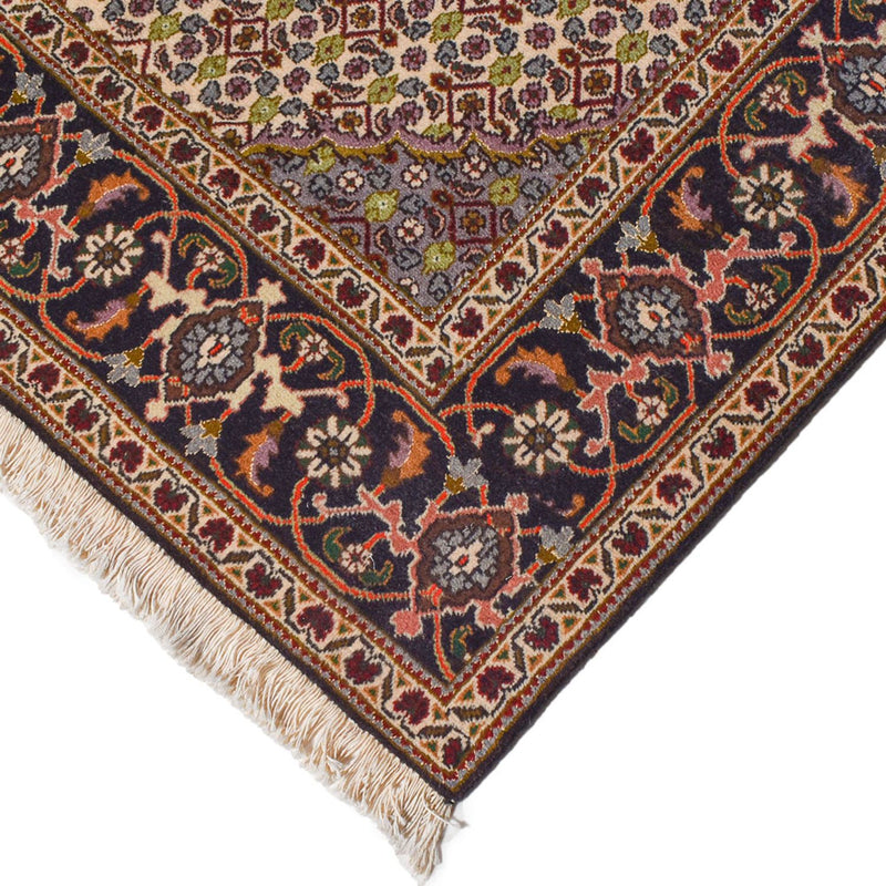 Täbriz - 40 Raj Teppich 153x183cm - Perserteppich - sand