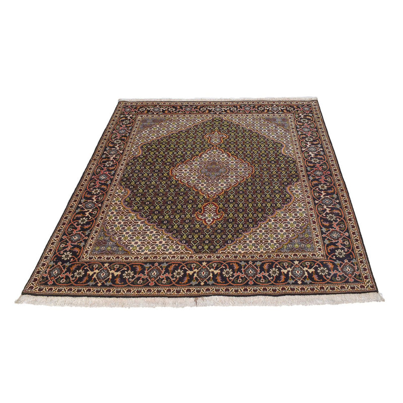 Täbriz - 40 Raj Teppich 153x183cm - Perserteppich - sand