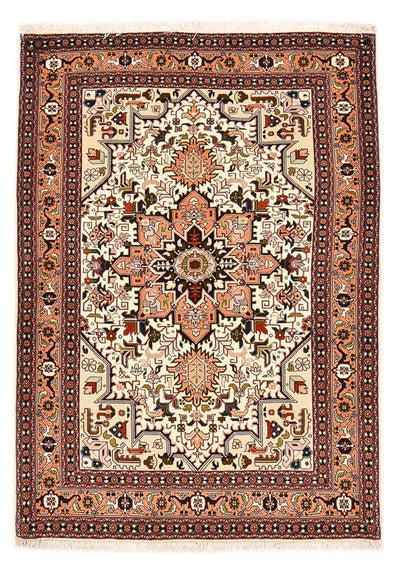 Täbriz - 50 Raj Teppich 105x149cm - Perserteppich - sand