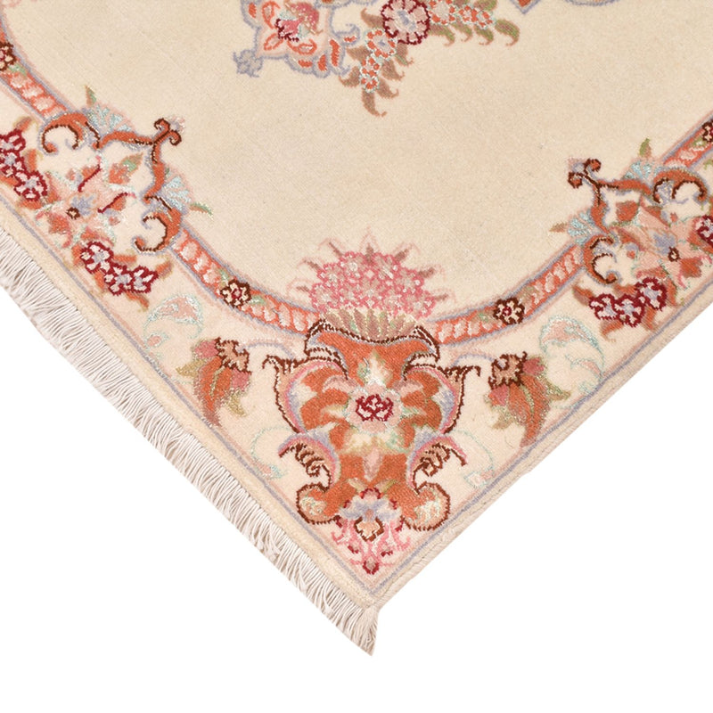 Täbriz - 50 Raj Teppich 60x90cm - Perserteppich - creme