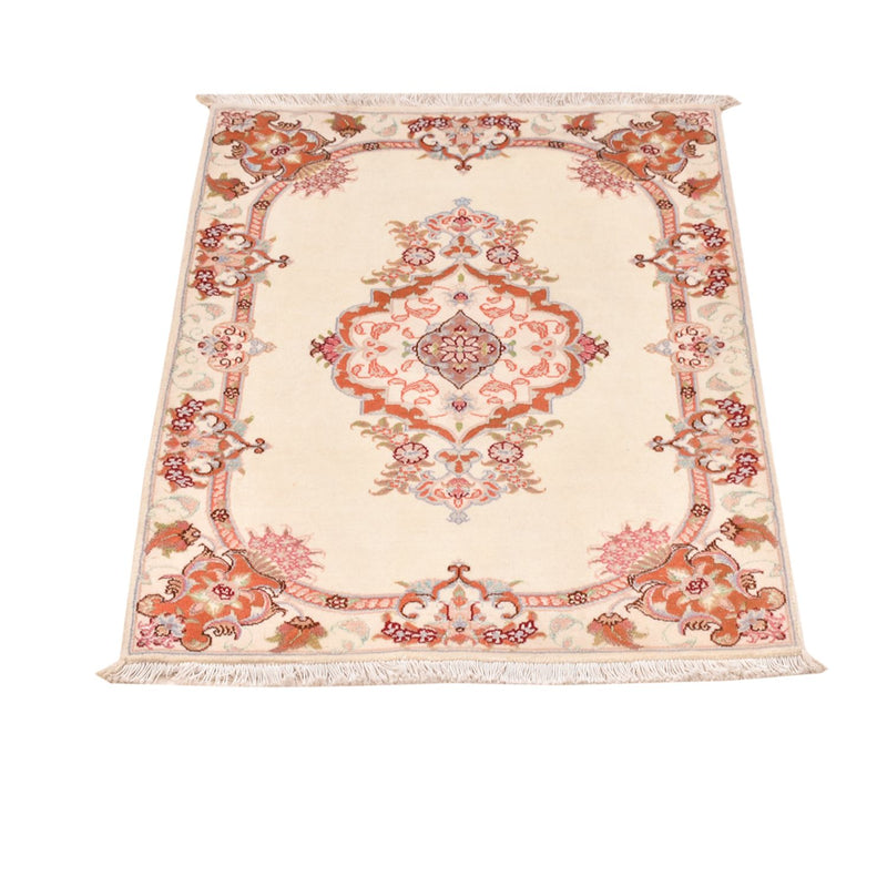 Täbriz - 50 Raj Teppich 60x90cm - Perserteppich - creme
