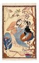 Täbriz - 50 Raj Teppich 76x122cm - Perserteppich - mehrfarbig