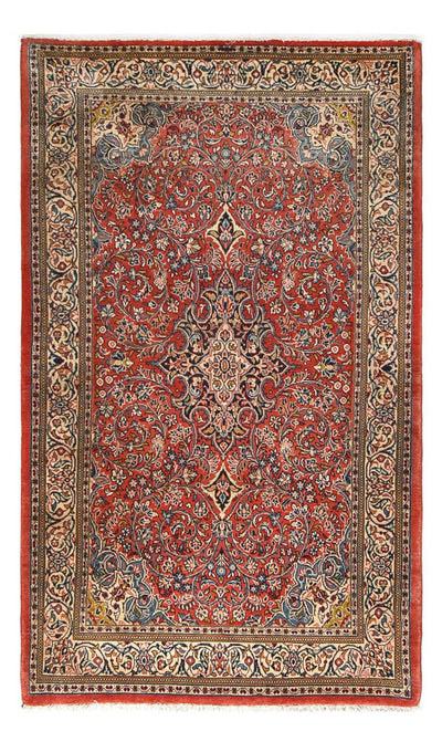 Sarough Teppich 127x212cm - Perserteppich - rot