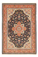Ilam Teppich 141x202cm - Perserteppich - dunkelblau