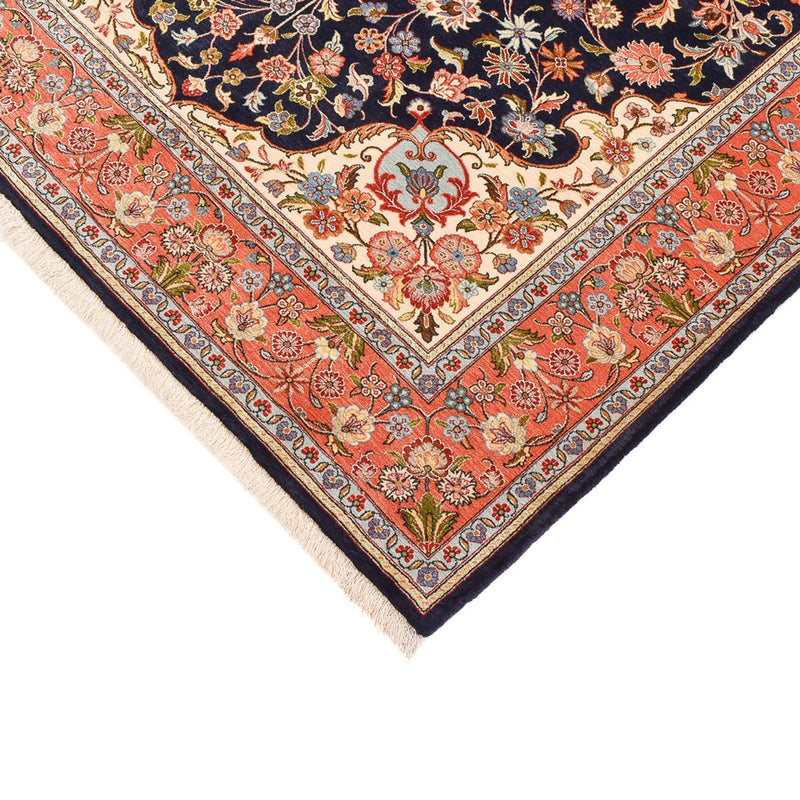 Ilam Teppich 141x202cm - Perserteppich - dunkelblau