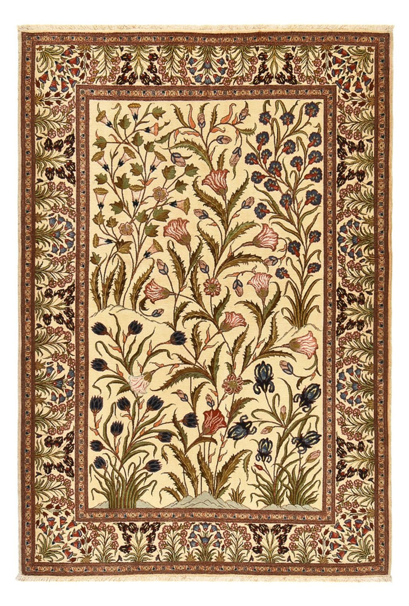 Ilam Teppich 136x202cm - Perserteppich - hellbeige