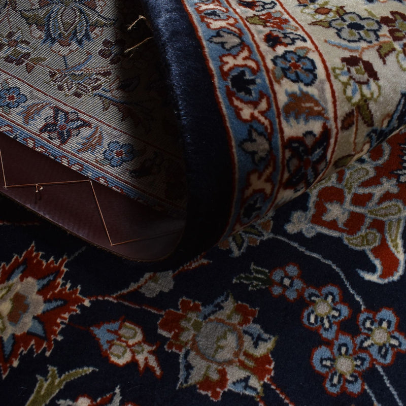 Golpayegan Teppich 192x295cm - Perserteppich - dunkelblau
