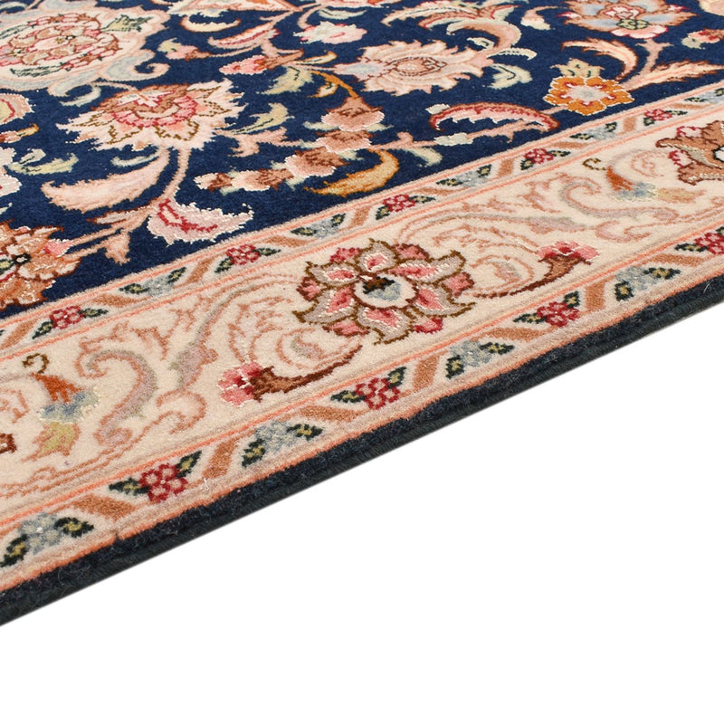 Täbriz - 50 Raj Teppich 82x310cm - Perserteppich - dunkelblau