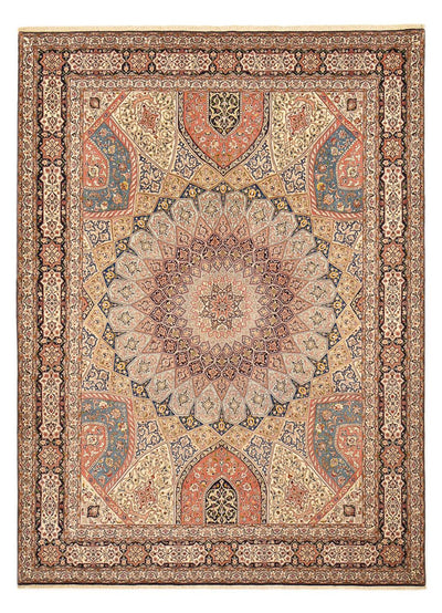 Täbriz - 50 Raj Teppich 297x400cm - Perserteppich - hellbeige