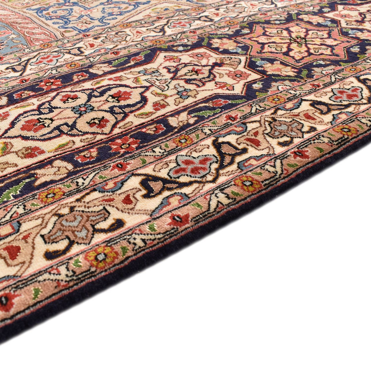 Täbriz - 50 Raj Teppich 297x400cm - Perserteppich - hellbeige