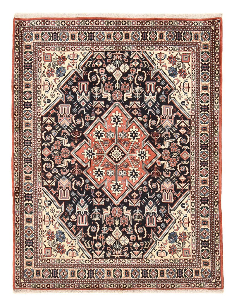 Kaschkuli Teppich 150x192cm - Perserteppich - dunkelblau