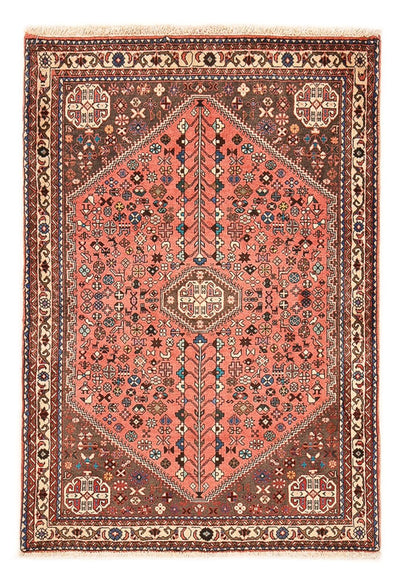 Abadeh Teppich 98x144cm - Perserteppich - hellrot