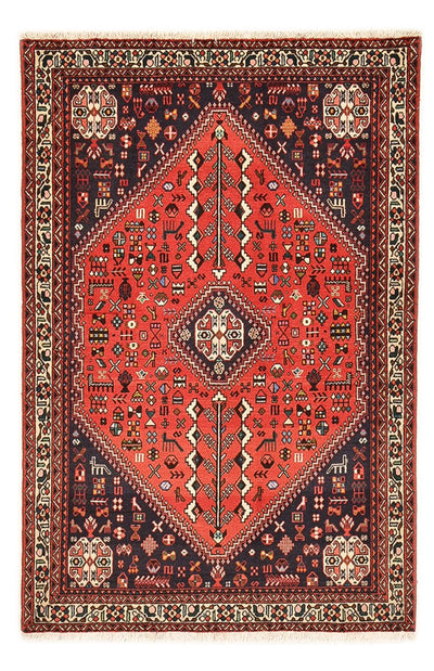Abadeh Teppich 98x148cm - Perserteppich - rot