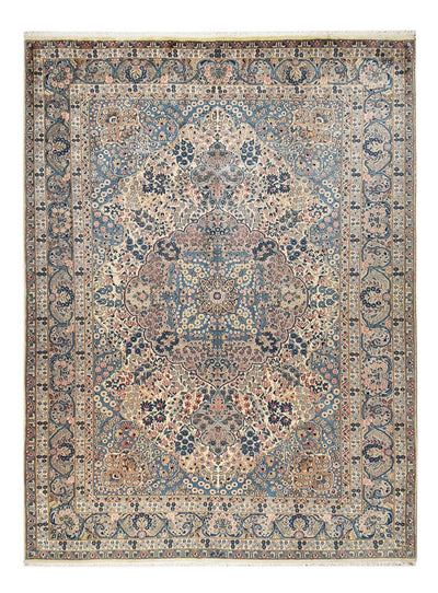Täbriz - 40 Raj Teppich 242x342cm - Perserteppich - sand