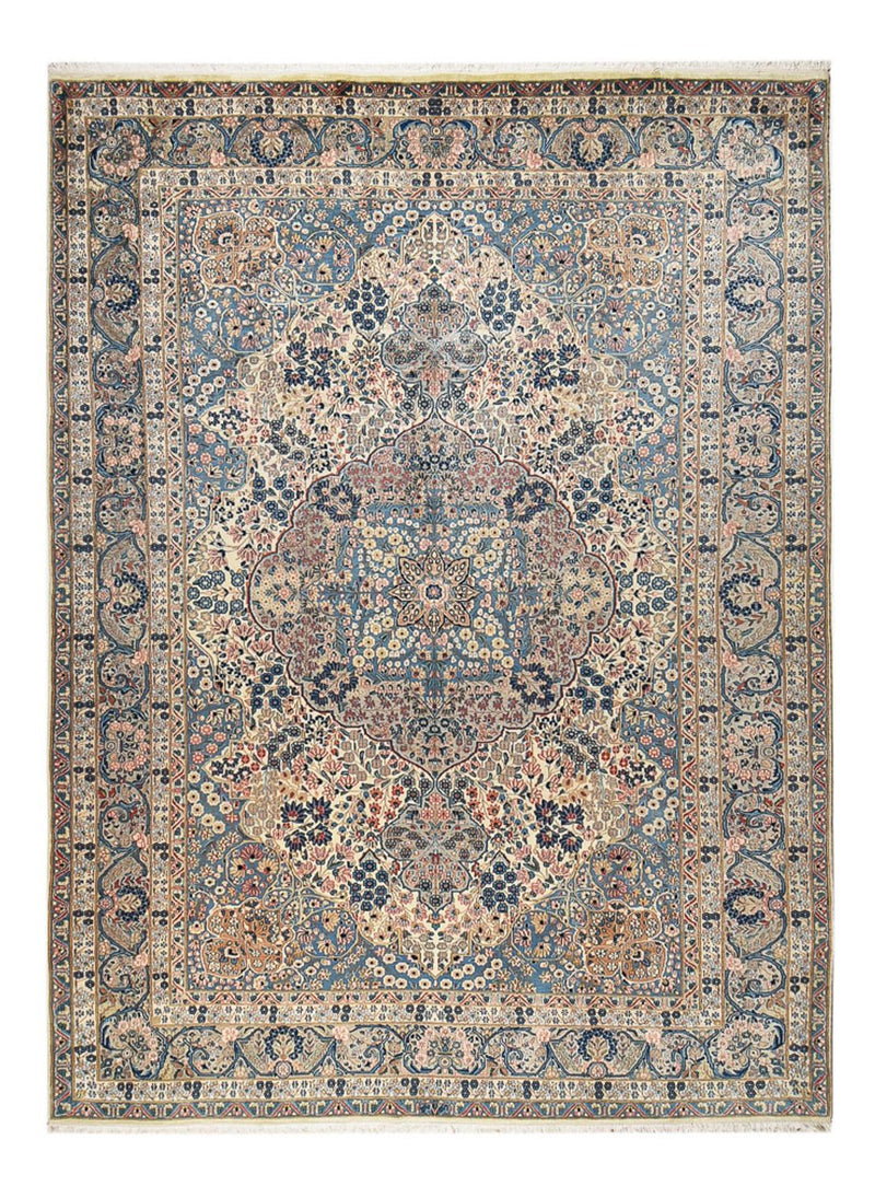 Täbriz - 40 Raj Teppich 242x342cm - Perserteppich - sand