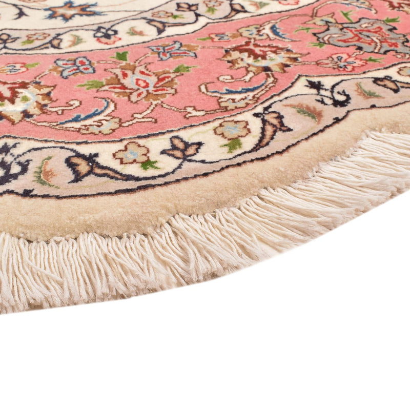 Täbriz - 50 Raj Teppich 200x200cm - Perserteppich - creme