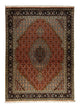 Täbriz - 40 Raj Teppich 150x206cm - Perserteppich - rot