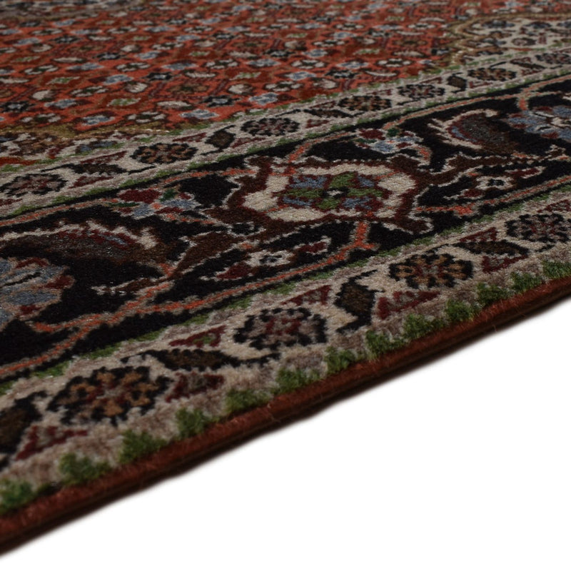 Täbriz - 40 Raj Teppich 150x206cm - Perserteppich - rot