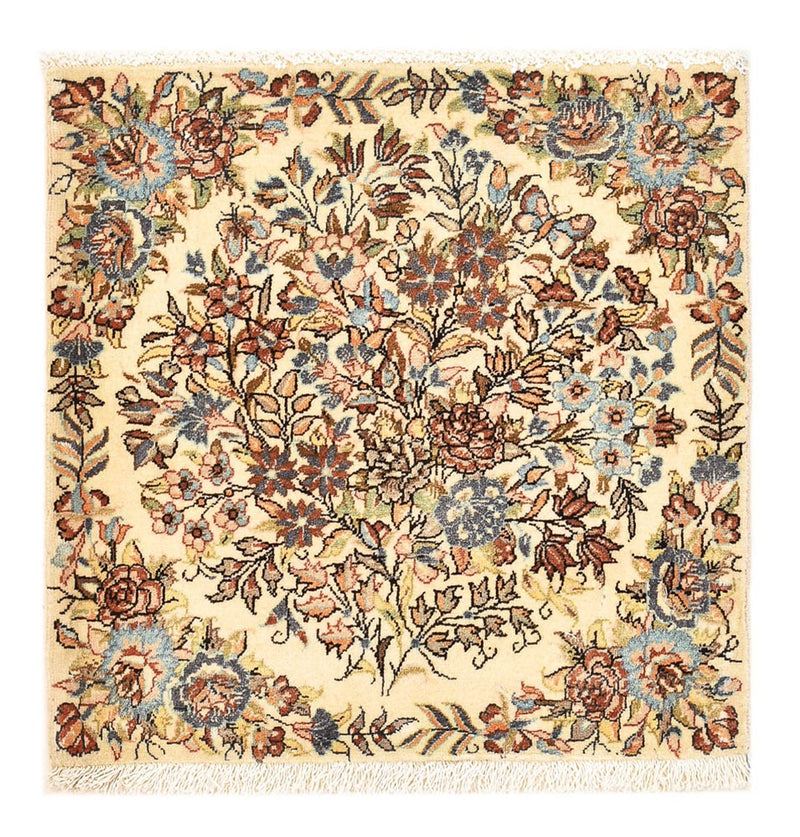 Rafsanjan Teppich 51x51cm - Perserteppich - mehrfarbig