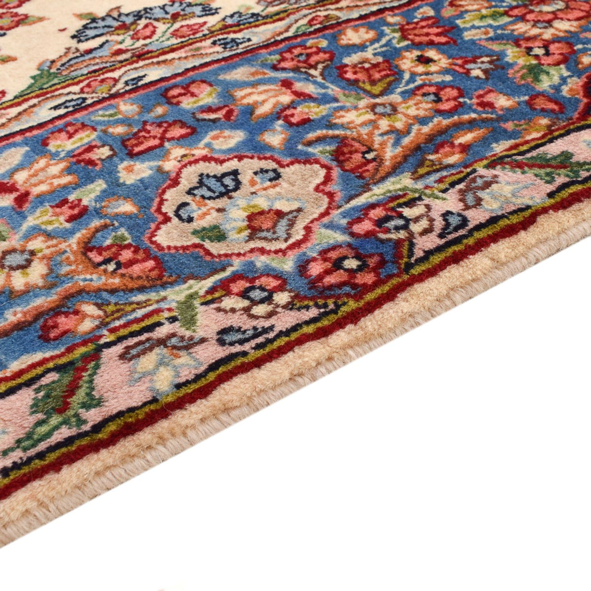 Rafsanjan Teppich 145x237cm - Perserteppich - beige