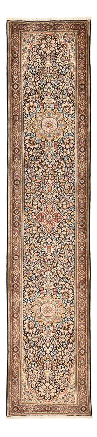 Rafsanjan Teppich 85x390cm - Perserteppich - dunkelbeige