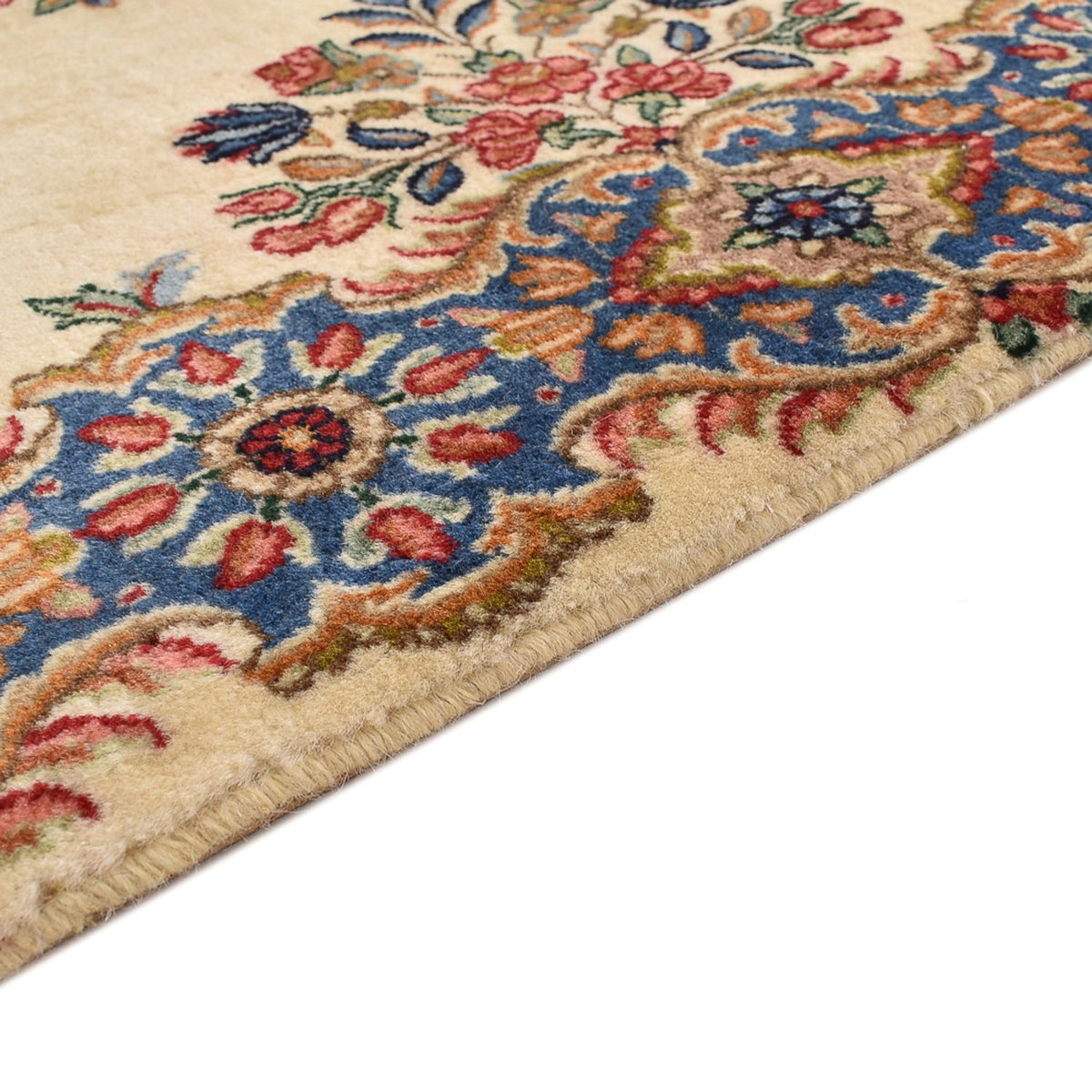 Rafsanjan Teppich 85x405cm - Perserteppich - creme