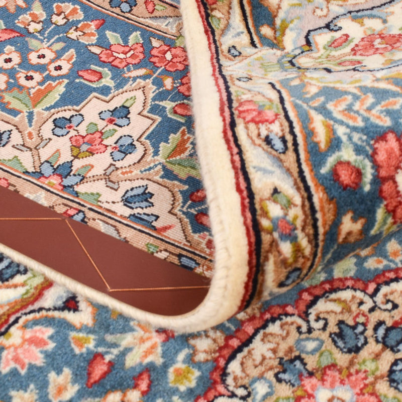 Rafsanjan Teppich 150x242cm - Perserteppich - dunkelbeige