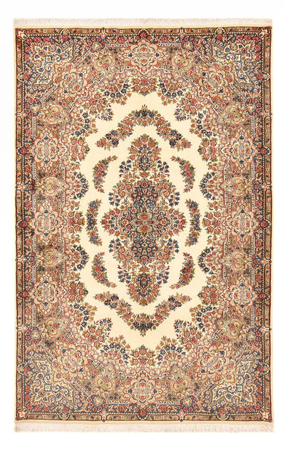 Rafsanjan Teppich 150x250cm - Perserteppich - dunkelbeige