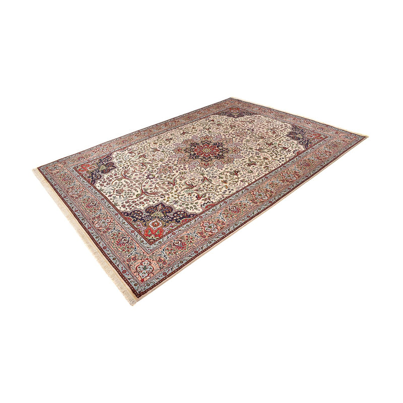Täbriz - 40 Raj Teppich 245x345cm - Perserteppich - sand