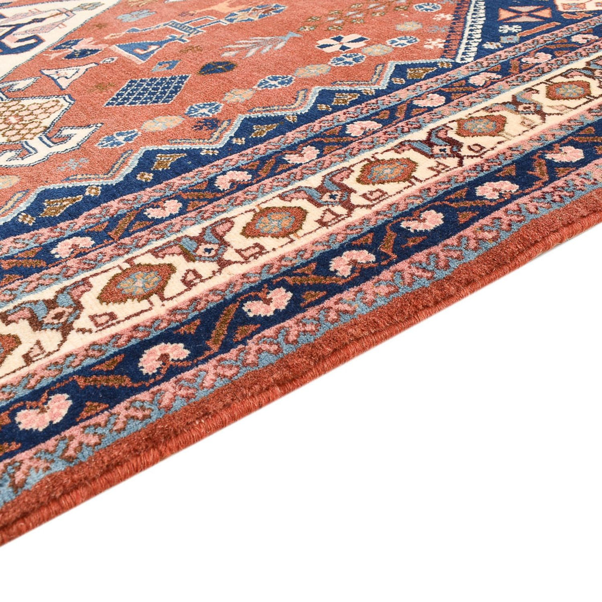 Kaschkuli Teppich 113x157cm - Perserteppich - mehrfarbig