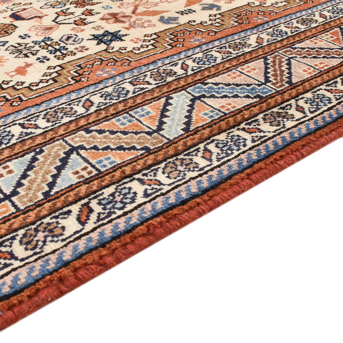Kaschkuli Teppich 150x209cm - Perserteppich - beige