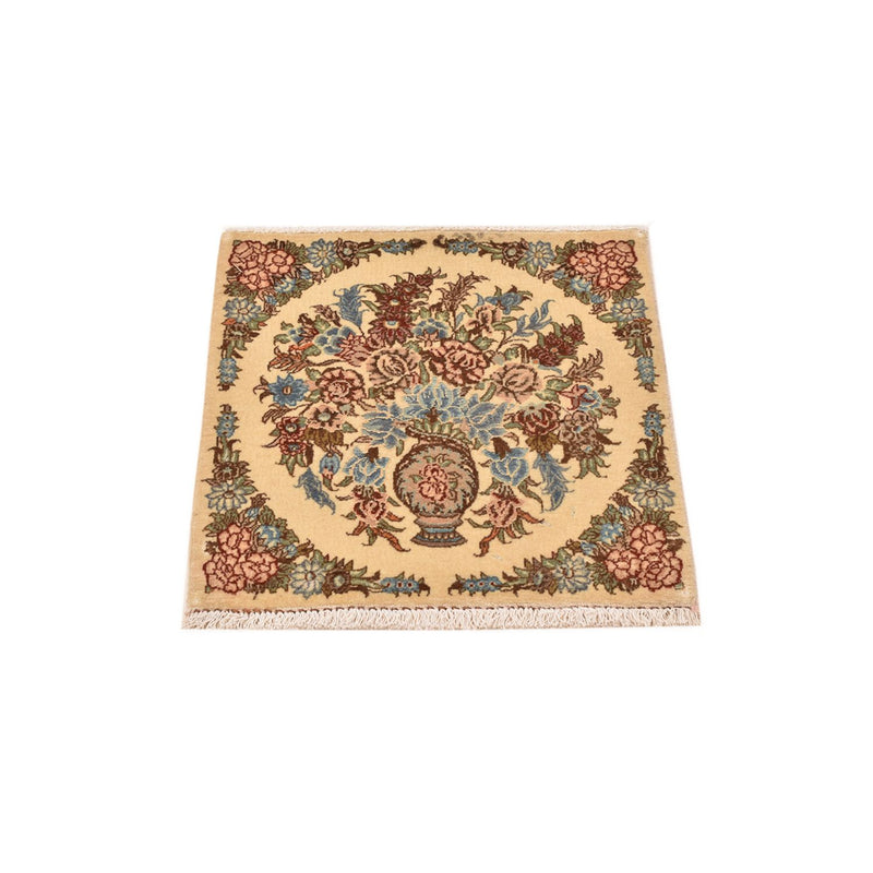 Rafsanjan Teppich 53x53cm - Perserteppich - mehrfarbig
