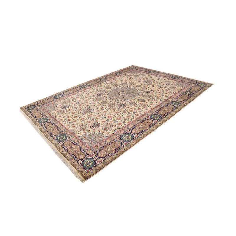 Täbriz - 50 Raj Teppich 235x336cm - Perserteppich - beige
