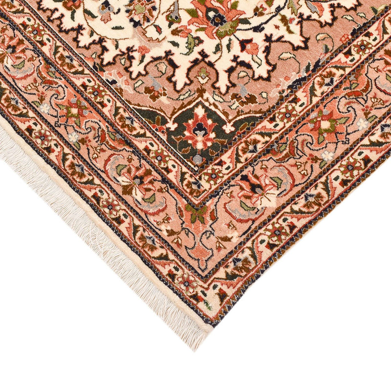 Täbriz - 50 Raj Teppich 100x150cm - Perserteppich - beige